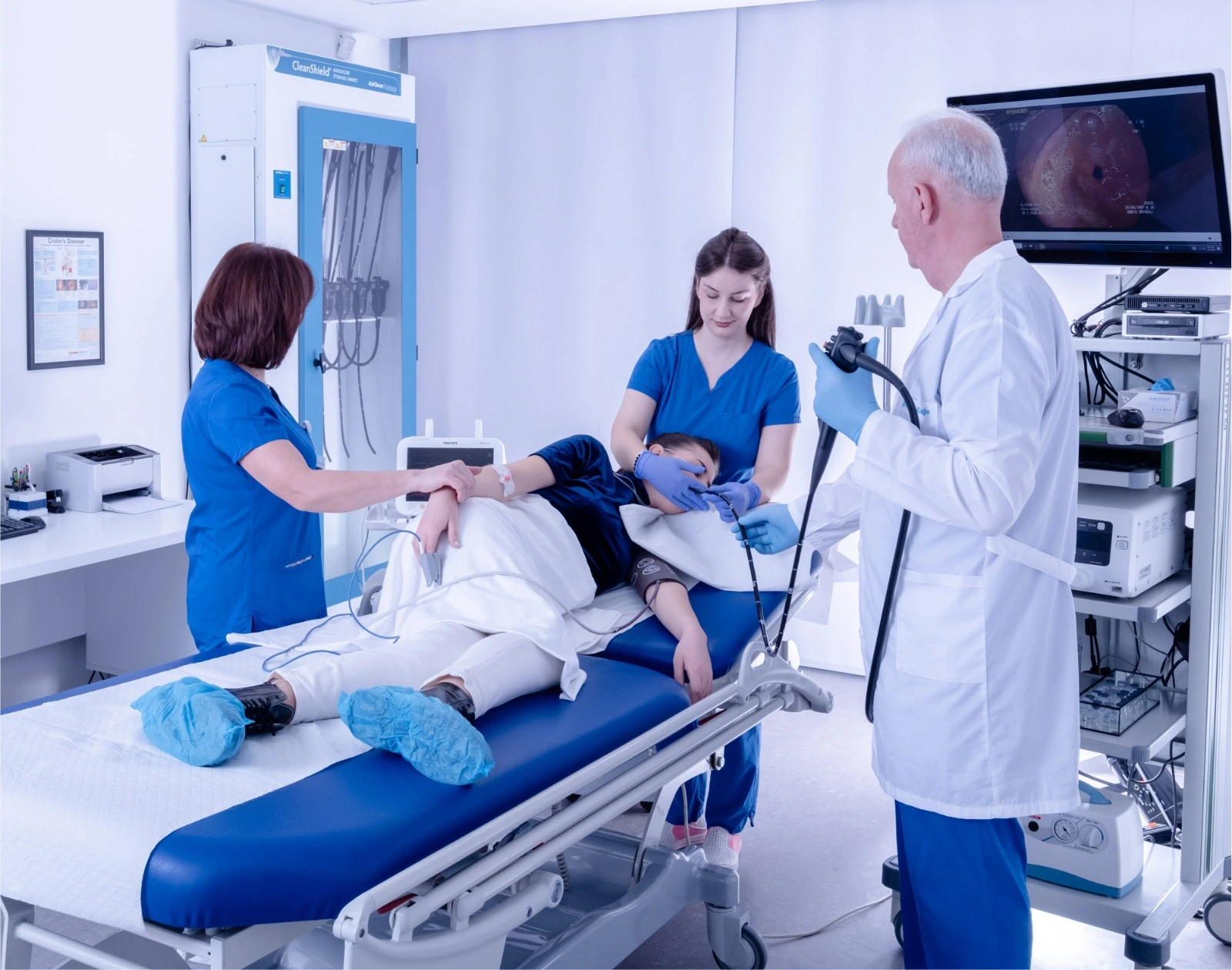 Procedura e gastroskopise ne Klinika Kajo ne Tirane